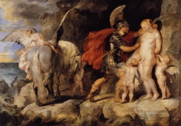 perseus freeing andromeda Peter Paul Rubens nude Oil Paintings